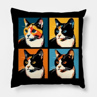 Cat Calico Pop Art - Cat Lovers Pillow