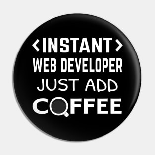 Web Developer - Instant Coffee Pin