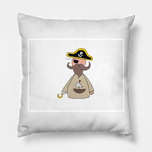 Pete the part-time pirate Pillow
