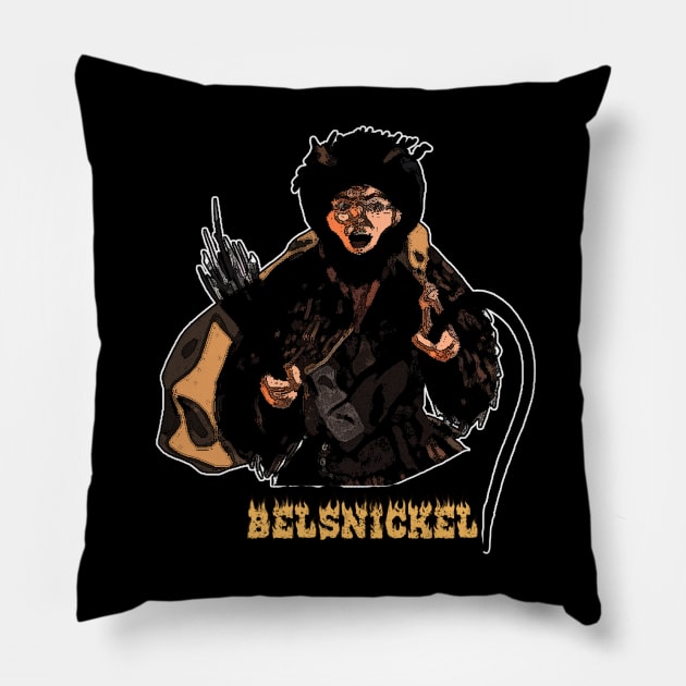 Rare Design 90s Belsnickel Pillow by graficklisensick666