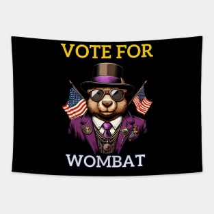 Wombat for President: Vote 2024 Tapestry