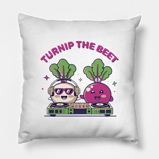 Funny Turnip The Beet Vegetable Farmers Market Local Farm Food T-Shirt Pillow