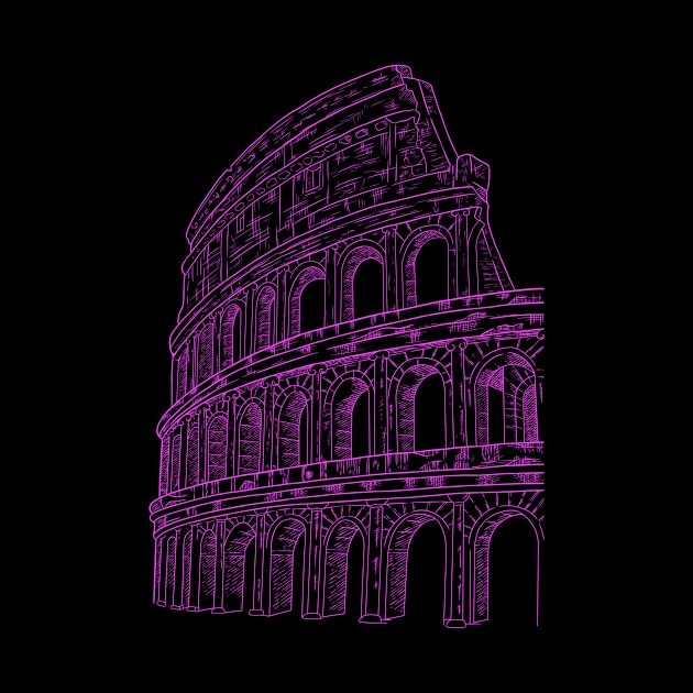 the  Colosseum by rikiumart21