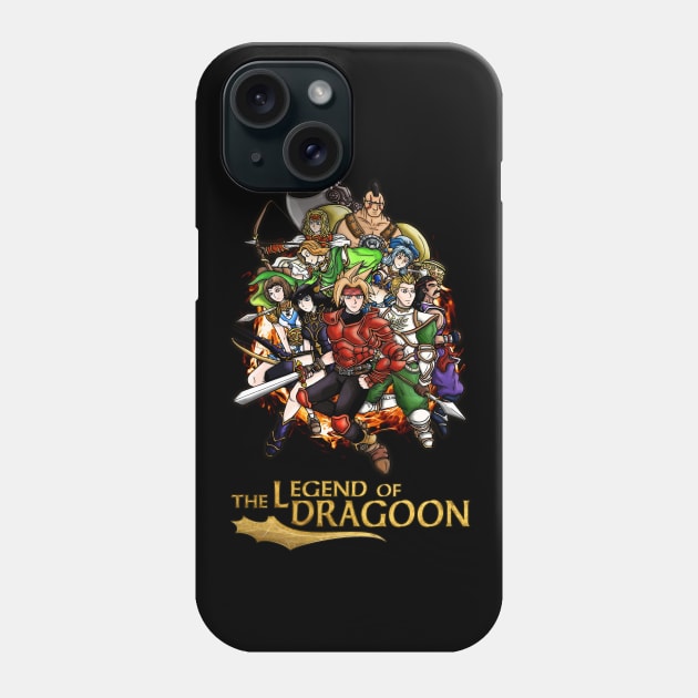 The Legend of Dragoon Heroes Phone Case by WarioPunk