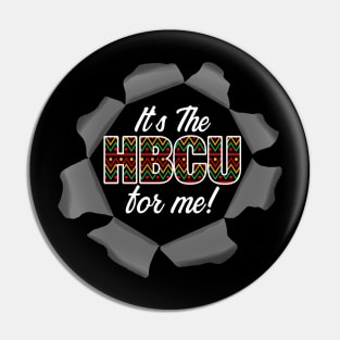 It's The HBCU For Me African Pattern Pin