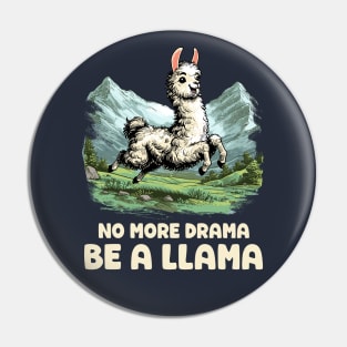 Drama Llama Pin