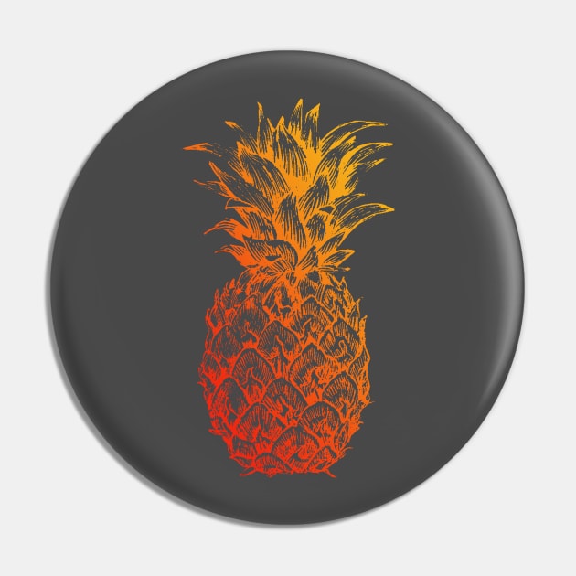 Pineapple Summer Flare Pin by tsomid