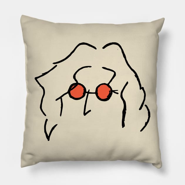 Imagine John Lennon Pillow by Fall Down Tree