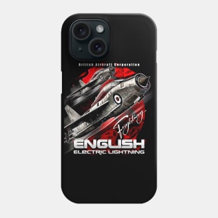 English Electric Lightning  RAF Supersonic Fighter Phone Case