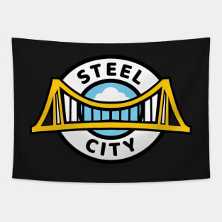 Steel City Pittsburgh City of Bridges Tapestry