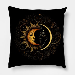 Sun and Moon Pillow