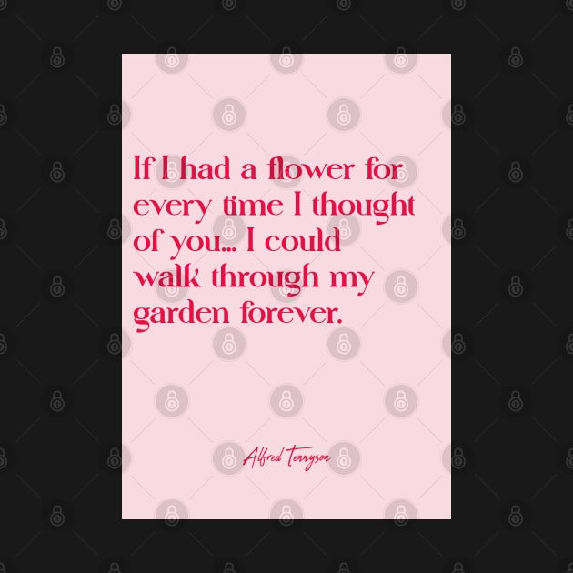 Best love quotes - Alfred Tennyson by Labonneepoque