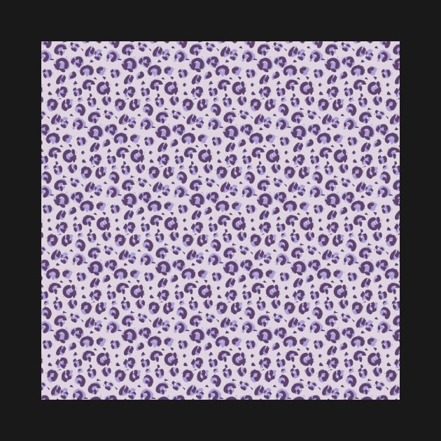 Purple Spotted Leopard Pattern by greenoriginals