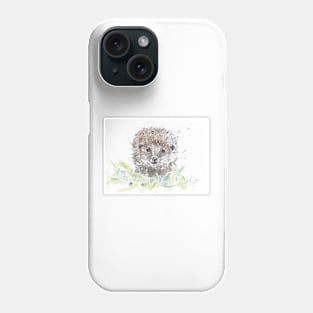 Hedgehog portrait Phone Case