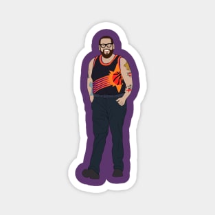 Jonah Hill Phoenix Basketball Retro Throwback Jersey Magnet