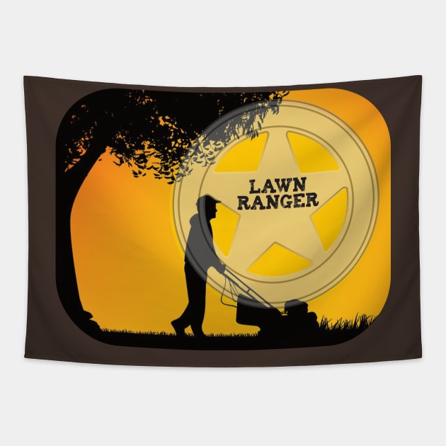 Lawn Ranger Tapestry by outrigger