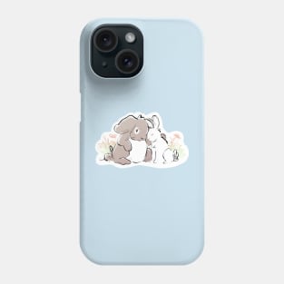 Warm and Fuzzy Bunny Cuddles Phone Case