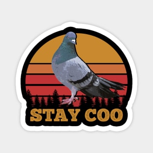 Stay Coo vintage pigeon Magnet