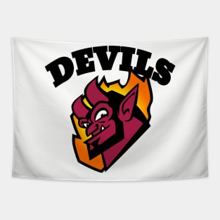 Devils Mascot Tapestry