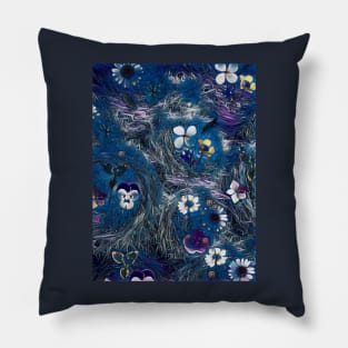 Cactus - night print Pillow