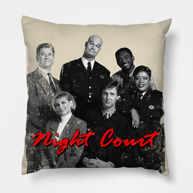 Night Court Pillow by hauntedjack