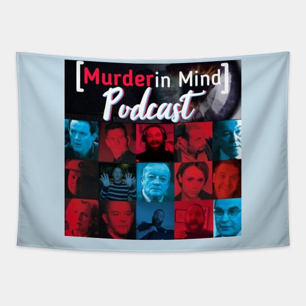 Murder in Mind Pod Logo Tapestry by SJP World Media