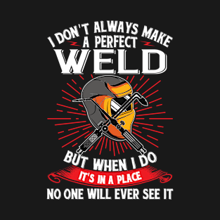 I Don't Always Make A Perfect Weld But When I Do.. T-Shirt