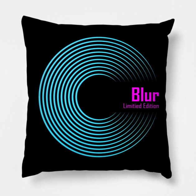 Limitied Edition Blur Pillow by vintageclub88