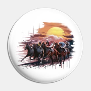 horse racing Pin