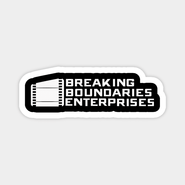 BBE White Logo Magnet by X the Boundaries