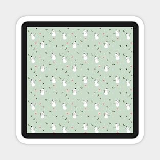 Christmas Themed Pattern Magnet