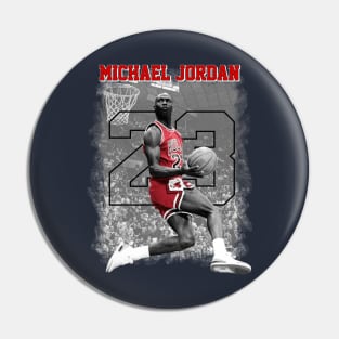 Michael Jordan 23 Basketball Pin