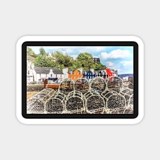 Lobster Pots at Tobermory Magnet