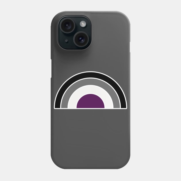 Asexual rainbow Phone Case by Bunanana