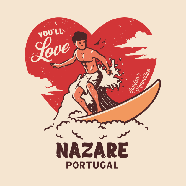 Vintage Surfing You'll Love Nazare, Portugal // Retro Surfer's Paradise by Now Boarding