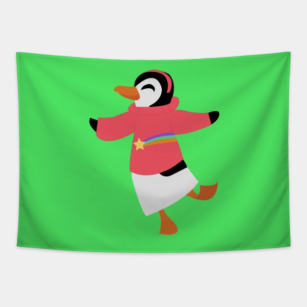 Mabel Penguin Tapestry by NightmareProds
