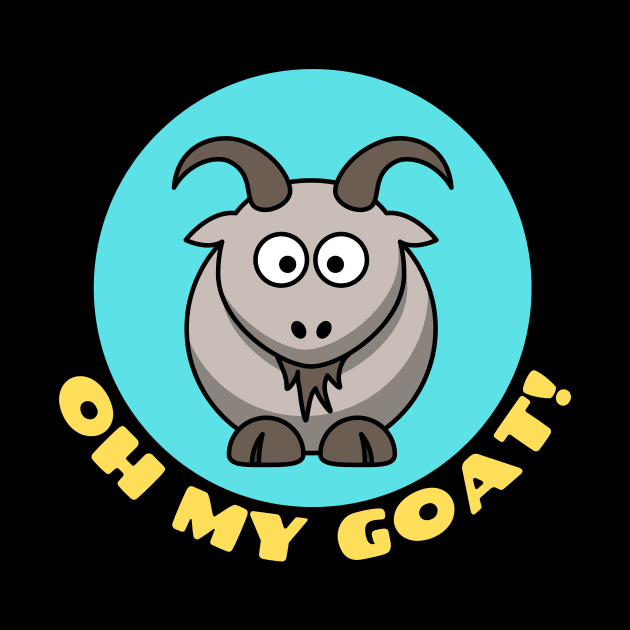 Oh My Goat | Goat Pun by Allthingspunny