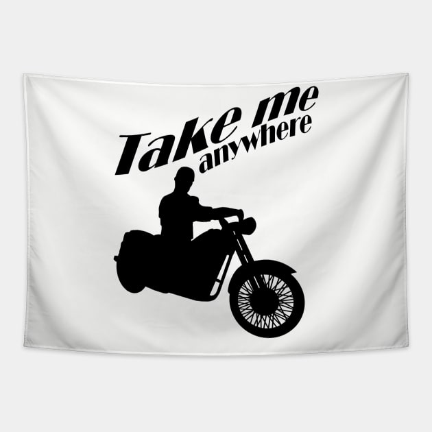 Motorcyclist Tapestry by DarkoRikalo86