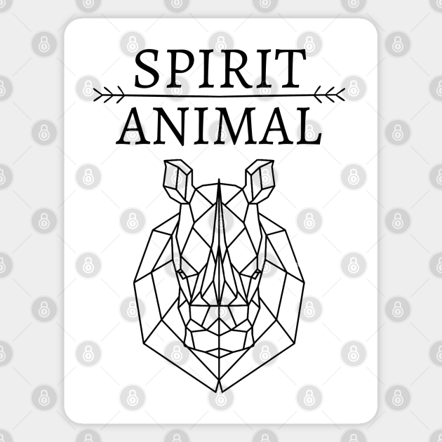Spirit Animal - rhino - Spirit Animal Rhino - Magnet | TeePublic Spirit Animal - rhino - Spirit Animal Rhino - Magnet | TeePublic