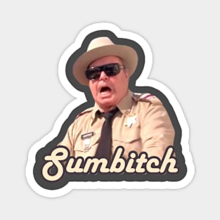 Retro Sumbitch Sheriff Magnet