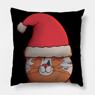 Happy santa cat Pillow