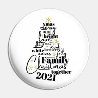 Family Christmas 2021 Pin