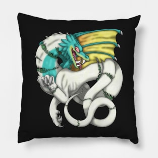 Reptilicus! (Glow Scale) Pillow