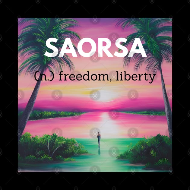 saorsa freedom liberty definition sticker by FRH Design