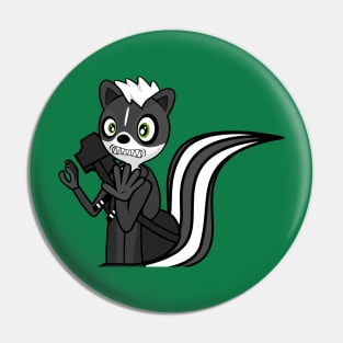 Melville the Skunk, Scared Pin