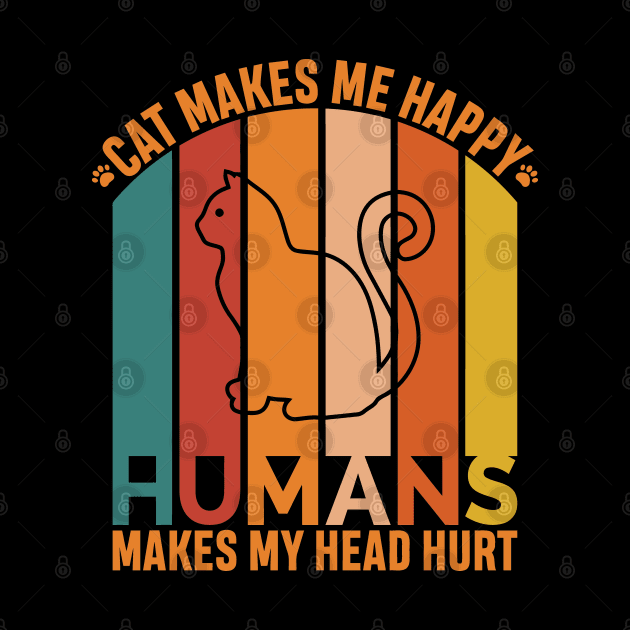 Cat makes me happy by ToufikDesign