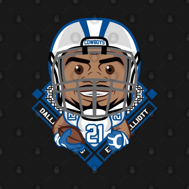 Ezekiel Elliott by Mudahan Muncul 2022