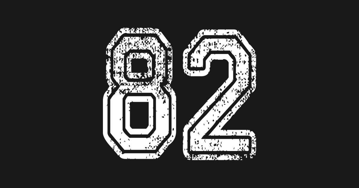 number-82-grungy-in-white-82-kids-t-shirt-teepublic