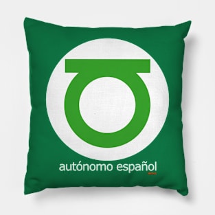 Autónomo linterna verde Pillow