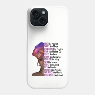 Women of Black History, Legends, Powerful Black Women, Black History, Phenomenal Black Women Phone Case